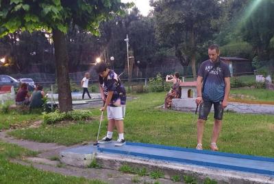 Access to Minigof area, inside Mirabello Park in Varese City Center