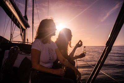 Sunset tour in the Gulf of Naples aboard a luxury gulet Sunset tour in the Gulf of Naples aboard a luxury gulet