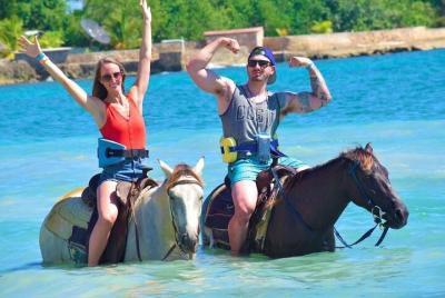 Guided 45-minute Negril Horseback Ride and Swim Guided 45-minute Negril Horseback Ride and Swim