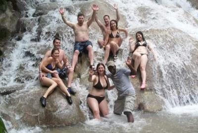 Dunns River Falls from Ocho Rios Dunns River Falls from Ocho Rios
