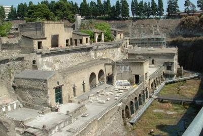 Pompei and Mt Vesuvio with winery teasting
