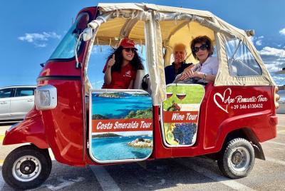 Costa Smeralda Sightseeing Tour with Tuk Tuk