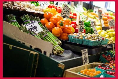 Local market visit and dining experience at a local's home in Parma