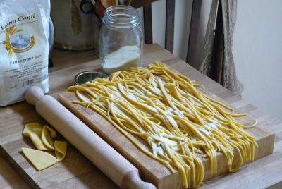 The Main Course of Abruzzo: Chitarra Pasta Cooking Class