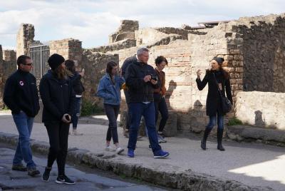 Pompeii small group with an archaeologist
