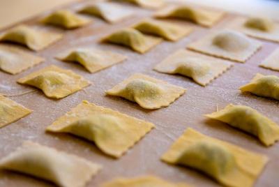 Private Pasta & Tiramisu Class at a Cesarina Private Pasta & Tiramisu Class at a Cesarina's home with tasting in Forlì