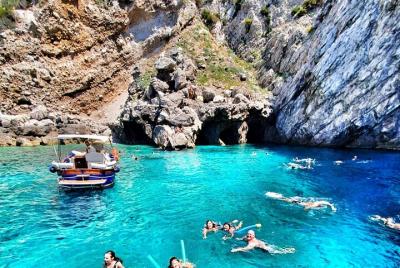Capri Fun & Swim with Blue Grotto (Half day) - Small Group from S Capri Fun & Swim with Blue Grotto (Half day) - Small Group from S
