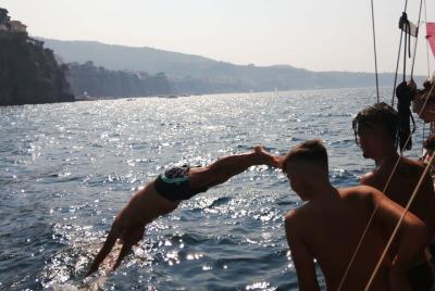 Sunset in Sorrento with night dives and prosecco