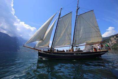 Long Cruise with Sailing Ship from Malcesine to Gargnano