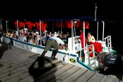 Mystic Lagoon Night-Time Cruise and Swim from Montego Bay & Trela Mystic Lagoon Night-Time Cruise and Swim from Montego Bay & Trela