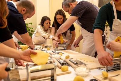 Private Pasta & Tiramisu Class at a Cesarina Private Pasta & Tiramisu Class at a Cesarina's home with tasting in Treviso