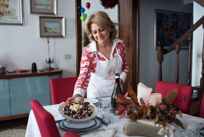 Small Group Market tour and Dining at a Cesarina Small Group Market tour and Dining at a Cesarina's home in Bassano del Grappa