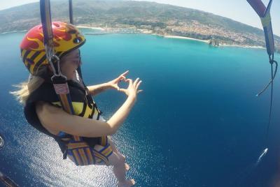 Parasailing Single Flight to Tropea in Small Group Parasailing Single Flight to Tropea in Small Group