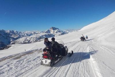 Dolomites Day Trip with snowmobile experience Dolomites Day Trip with snowmobile experience