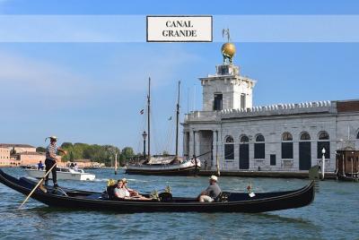 Venice: charming gondola ride on Grand Canal Venice: charming gondola ride on Grand Canal