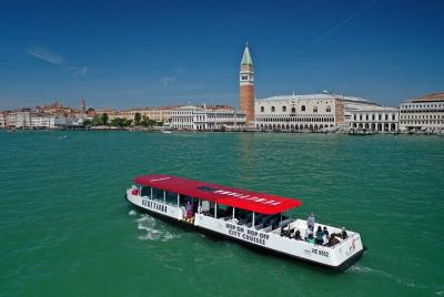 Venice in one day, Hop-on Hop-off with audio guides on a panoramic eco-boat Venice in one day, Hop-on Hop-off with audio guides on a panoramic eco-boat