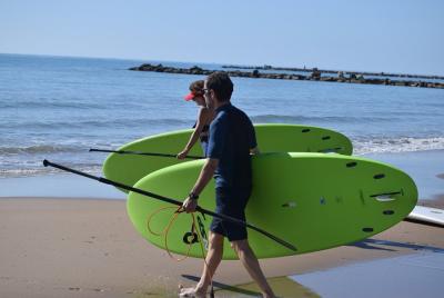 Initiation or journey in Stand Up Paddel (SUP) in El Campello (Alicante) Initiation or journey in Stand Up Paddel (SUP) in El Campello (Alicante)