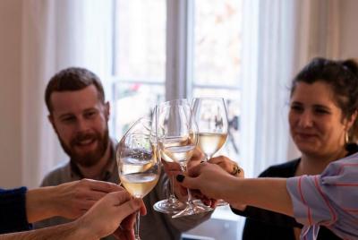 Spanish wine tasting in a historic building with a Sommelier