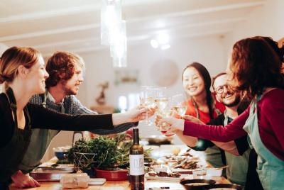 Boqueria Market Tour with Cooking Class and Lunch in a Garden