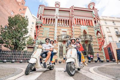 GAUDI ARCHITECTURE & MODERNISM by Vespa scooter