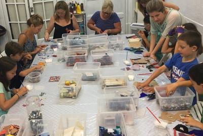 Mosaic class for families in Barcelona for 4 persons