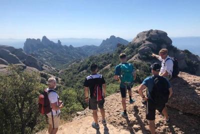 Hike to Top of Montserrat Mountain, Sant Jeroni. Small Group, Fam