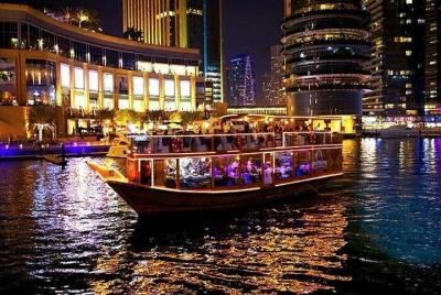 Romantic Sightseeing Dhow Cruise Dinner