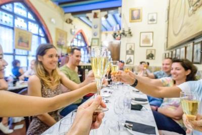 Barcelona Electric Bike Small Group Tour with Tapas and Wine Tast