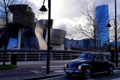Tour Bilbao in a Vintage VW 