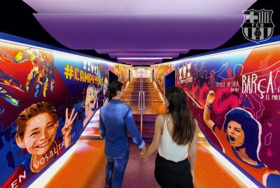 Barcelona Nou Football Stadium Tour with Optional Montjuic Founta Barcelona Nou Football Stadium Tour with Optional Montjuic Founta