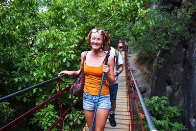 Hiking through hanging bridges and canyons in Los Cahorros (Grana