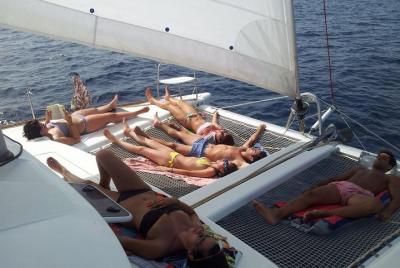 Ibiza Beach Hopping by Catamaran Ibiza Beach Hopping by Catamaran
