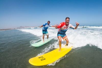 Full Day Surf Lesson for Beginners in Famara