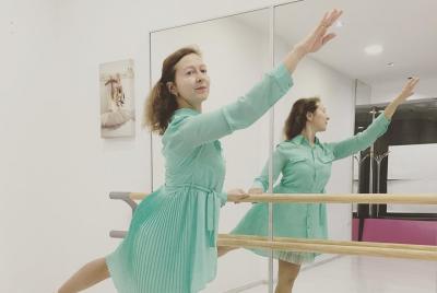 Russian ballet class