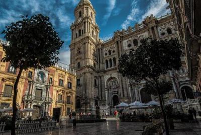 Malaga at dusk Malaga at dusk