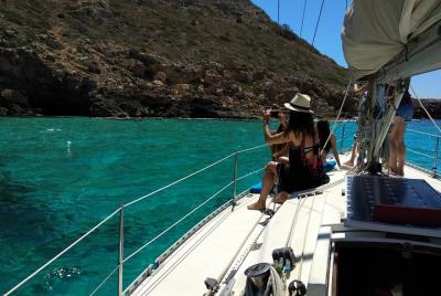 Boat sailing trip half day Palma, food inicluded Playa de Palma, Can Pastilla Boat sailing trip half day Palma, food inicluded Playa de Palma, Can Pastilla