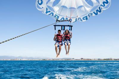 Parasailing in the Bay of Palma Parasailing in the Bay of Palma