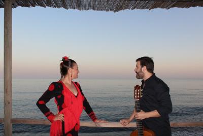 Flamenco evening and barbecue by the sea at the Blue Dolphin Beac