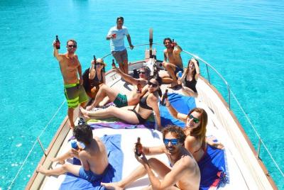 Half Day Boat Excursion 6-8 South beaches of Menorca Half Day Boat Excursion 6-8 South beaches of Menorca