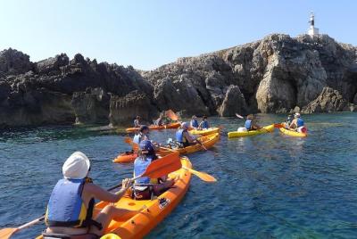Kayak Tour and Snorkelling from Fornells to Cala Blanca Kayak Tour and Snorkelling from Fornells to Cala Blanca