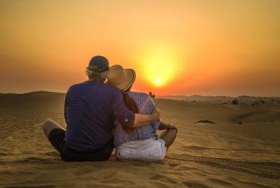 Doha Sunset Safari: Camel Trek with Dune Bashing and Sandboarding Doha Sunset Safari: Camel Trek with Dune Bashing and Sandboarding