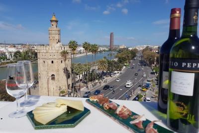 Paella & Tortilla Show Cooking on a Seville Rooftop