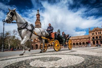 Private Horse Carriage Ride and Walking Tour of Seville Private Horse Carriage Ride and Walking Tour of Seville