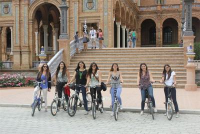 Bike rental in Seville city centre. 5 different locations