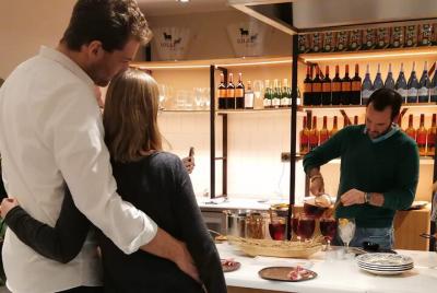 Sangria tasting on a Seville rooftop with city views
