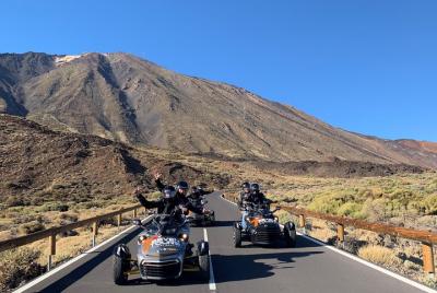 3 Wheel Motorcycle Tour on Mount Teide