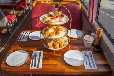 Afternoon Tea Bus with Panoramic Tour of London– Lower Deck