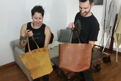 Genuine Leather Tote Bag Workshop in Leiden Genuine Leather Tote Bag Workshop in Leiden