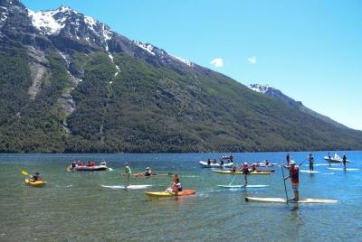 Kayak on Lake Gutierrez from Bariloche Kayak on Lake Gutierrez from Bariloche