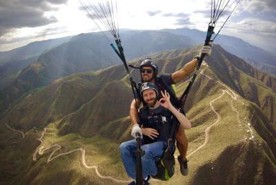 Tandem Flight Paraglider with Instructor + HD Tandem Flight Paraglider with Instructor + HD
